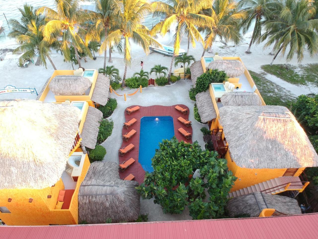 Seaside Cabanas Hotel Caye Corker Exterior foto